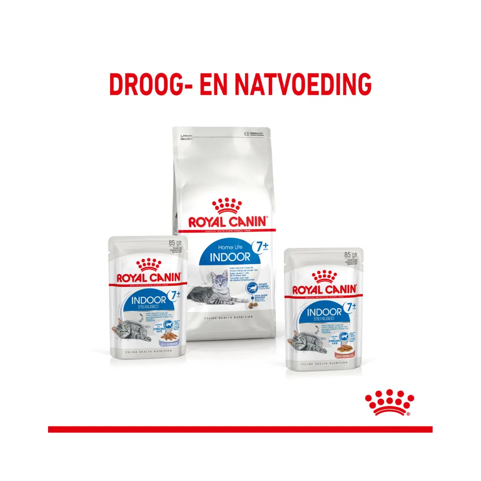 Royal Canin Sterilised Indoor 7+ in Gravy - Kattenvoer