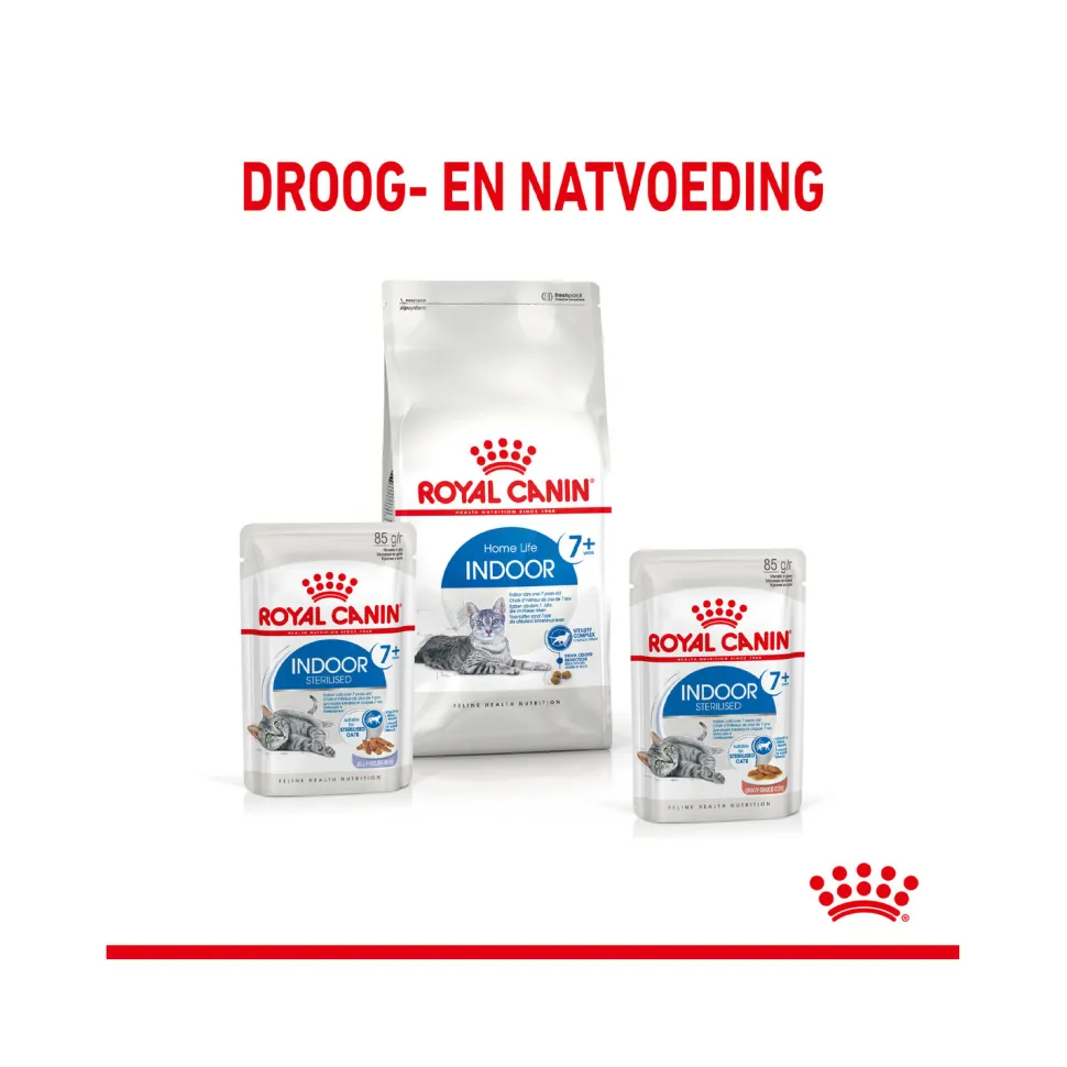 Royal Canin Sterilised Indoor 7+ in Gravy - Kattenvoer