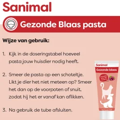 Sanimal Gezonde Blaas Pasta