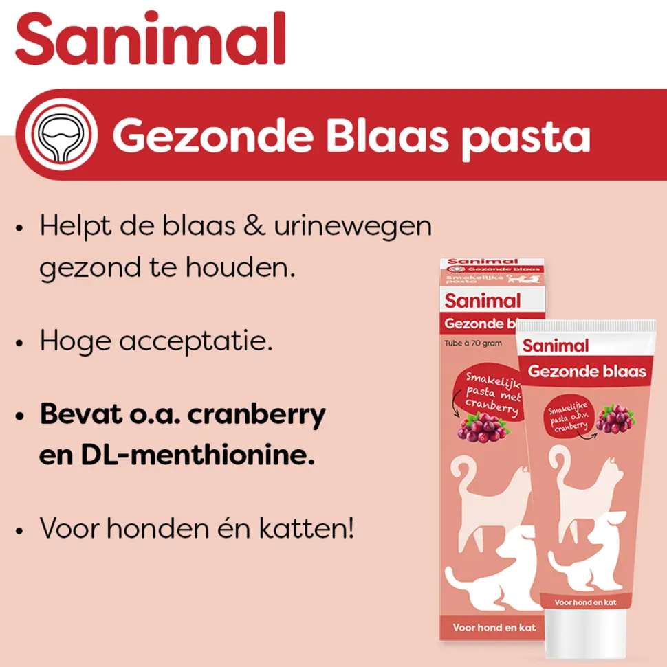 Sanimal Gezonde Blaas Pasta