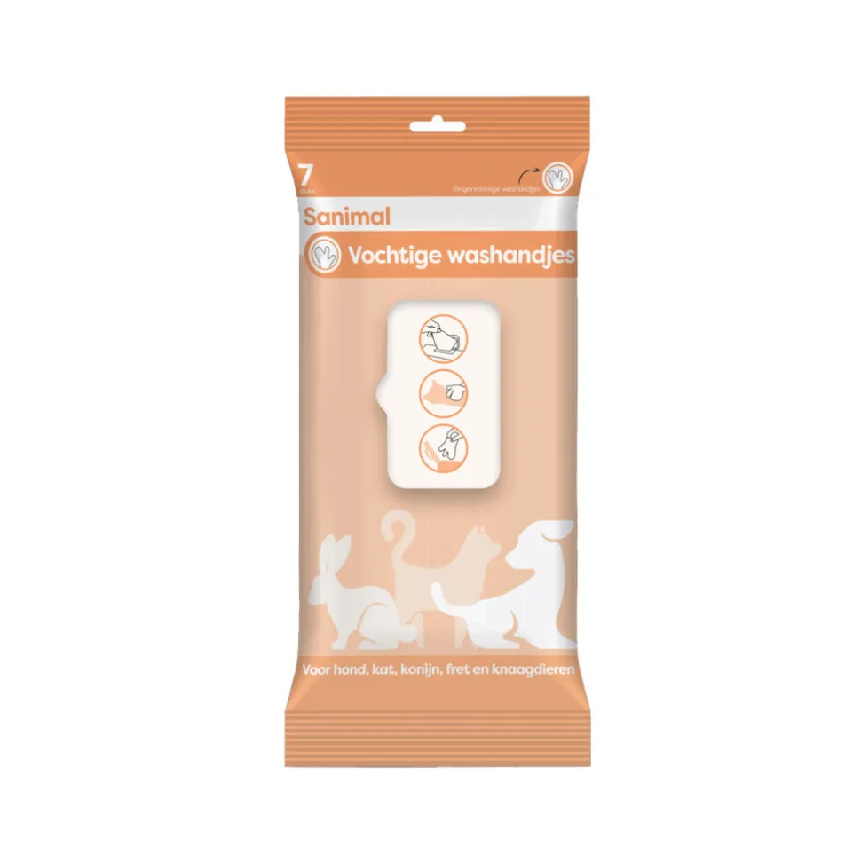 Sanimal Vochtige Washandjes