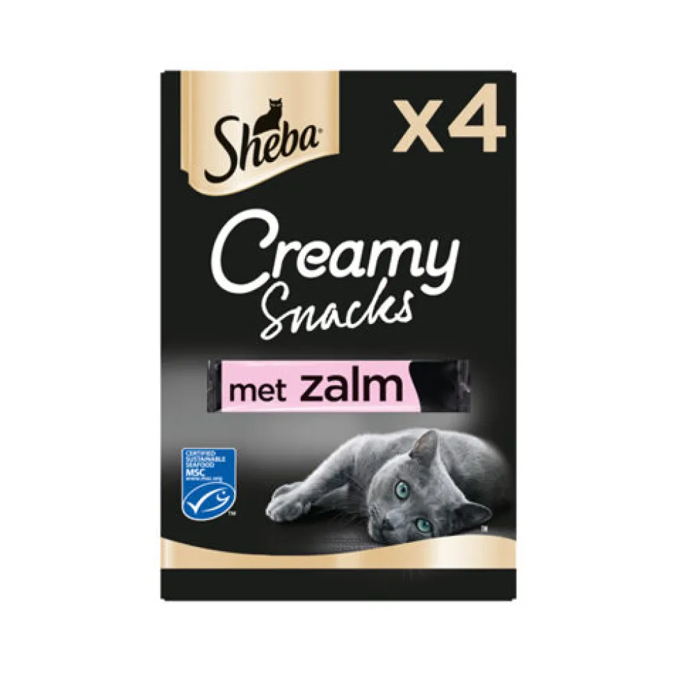 Sheba Creamy Snacks Zalm