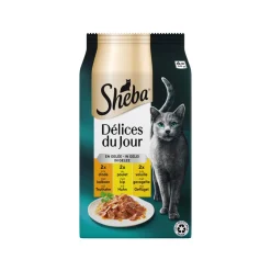 Sheba Délices du Jour in Gelei - Kalkoen, Kip en Gevogelte