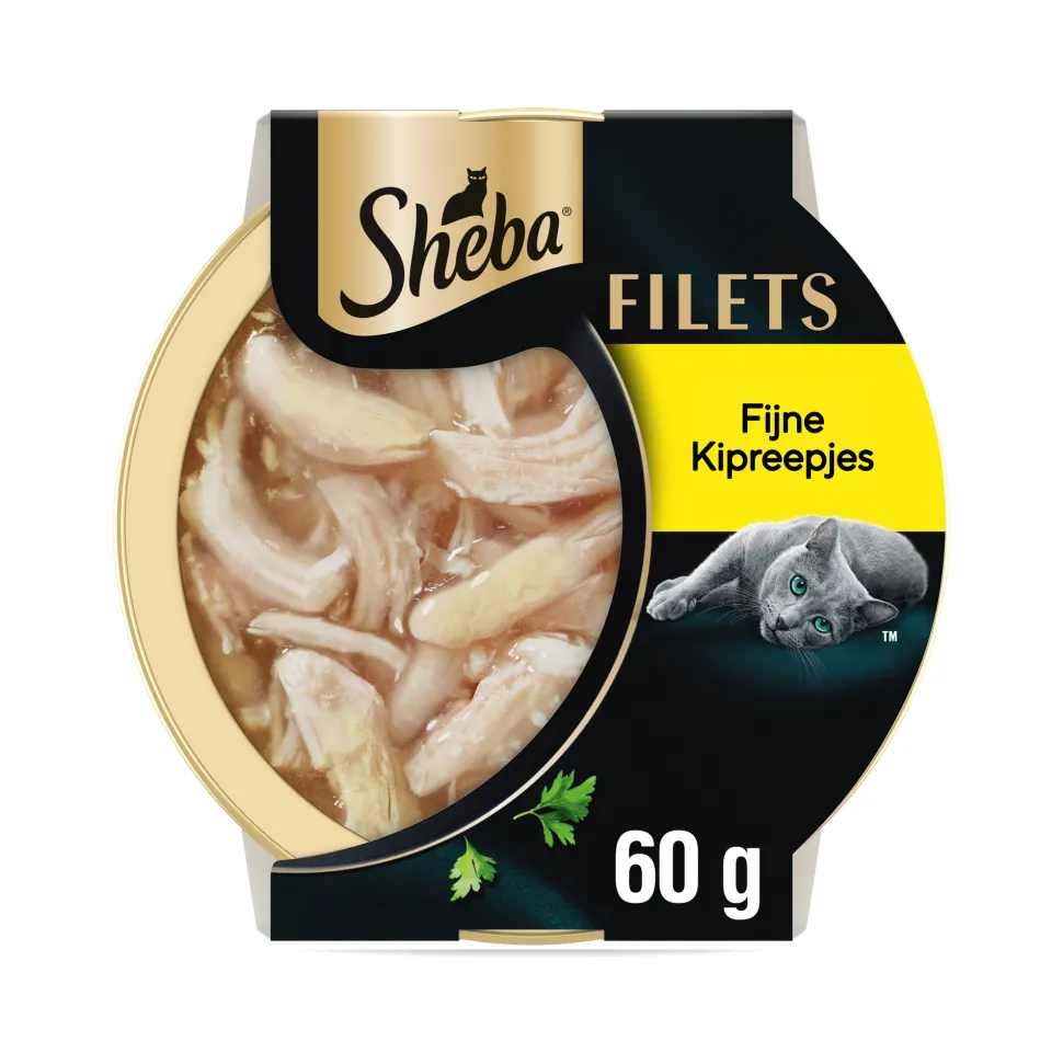 Sheba Filets Fijne Kipreepjes in Saus