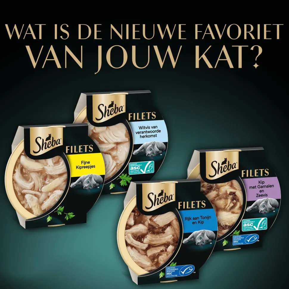 Sheba Filets - Kip met garnaal en zeevis