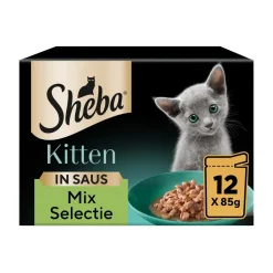 Sheba Kitten Mix Selectie in Saus