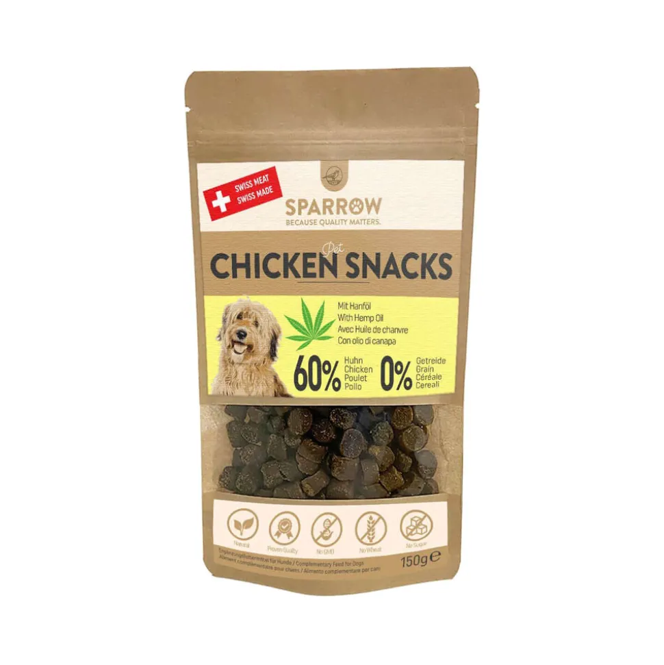 SPARROW Pet Kip Snacks met CBD