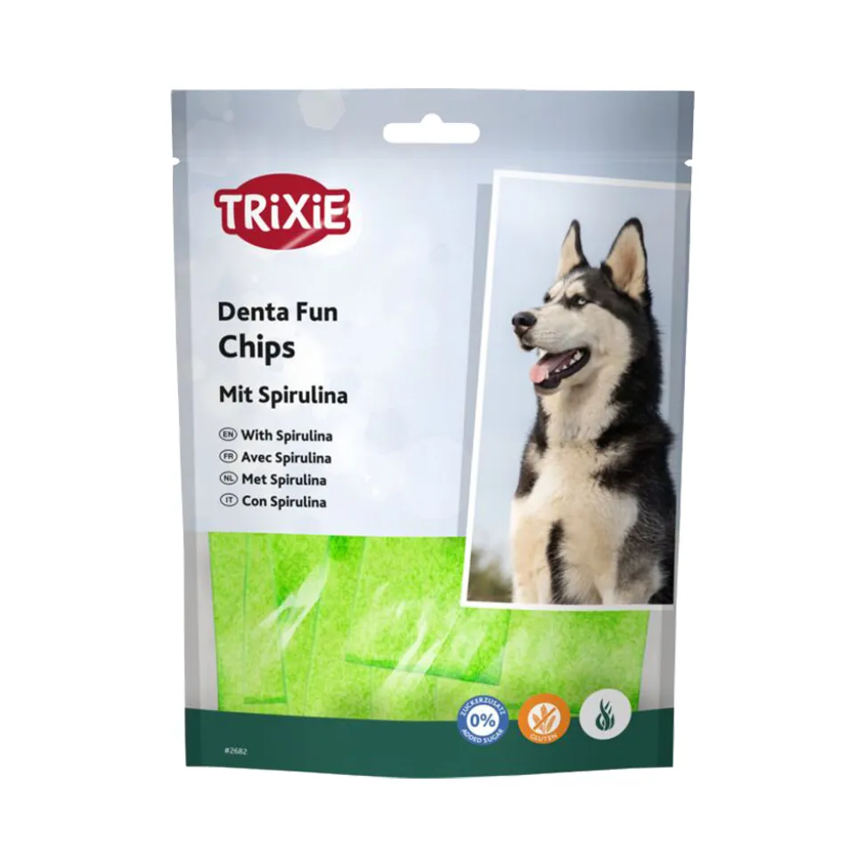 Trixie Denta Fun Spirulina Chewing Chips
