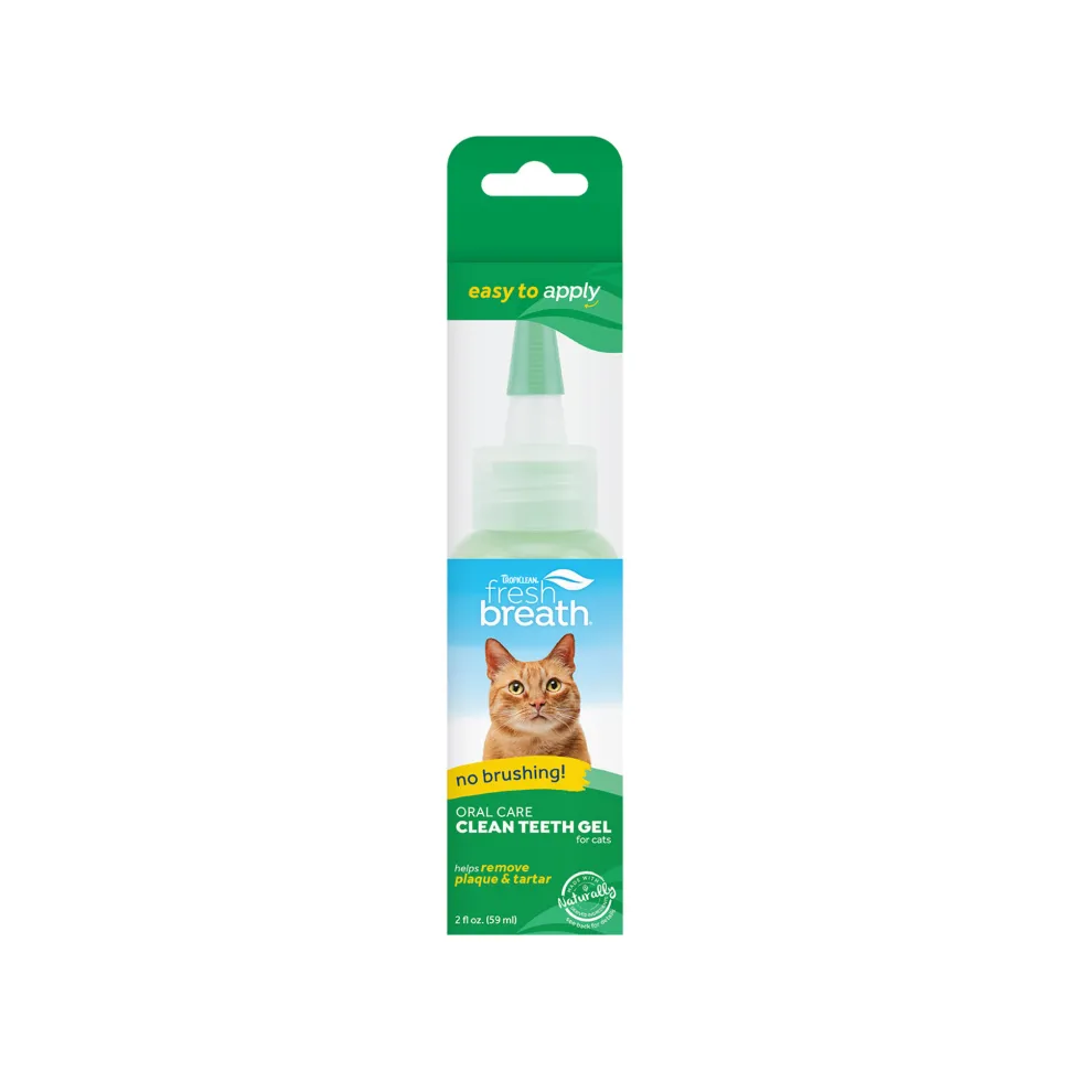 TropiClean - Fresh Breath Clean Teeth OralCareGel - Cat