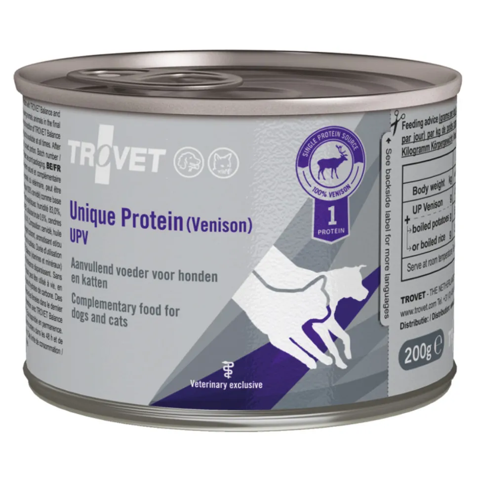 TROVET Unique Protein UPV (Venison) - Hond/Kat