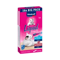 Vitakraft Cat Liquid Snack Multipack Zalm en Leverworst