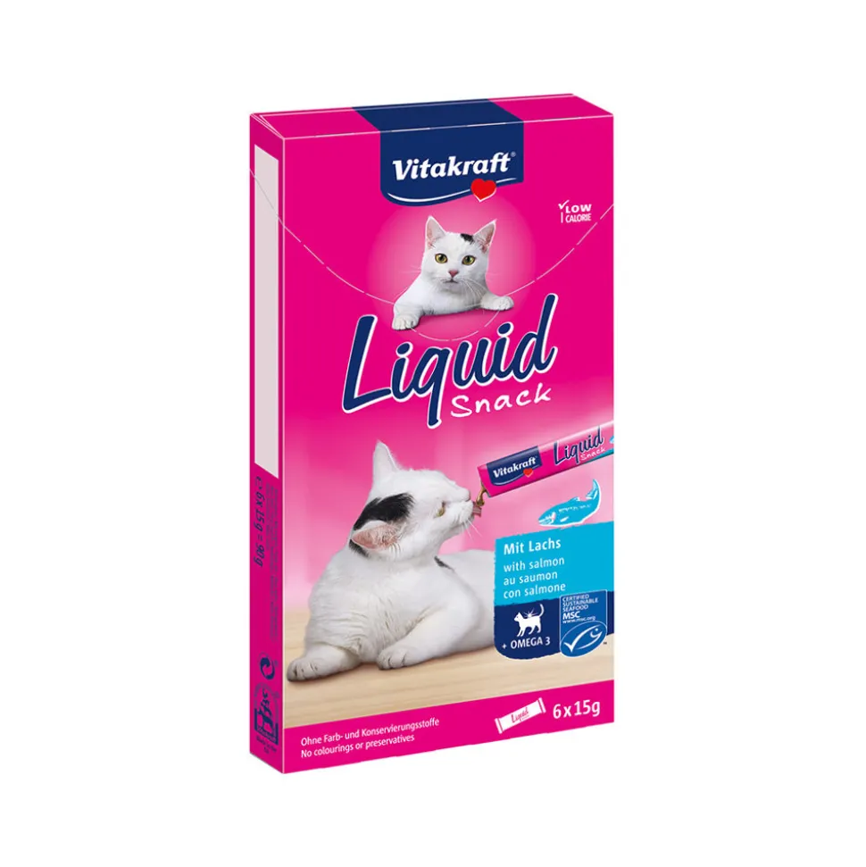 Vitakraft Cat Liquid Snack - Zalm