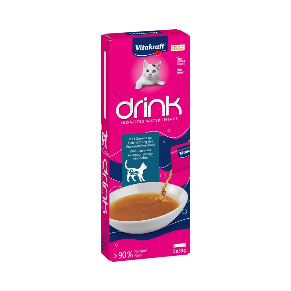 Vitakraft Drink zalm met L-carnitine