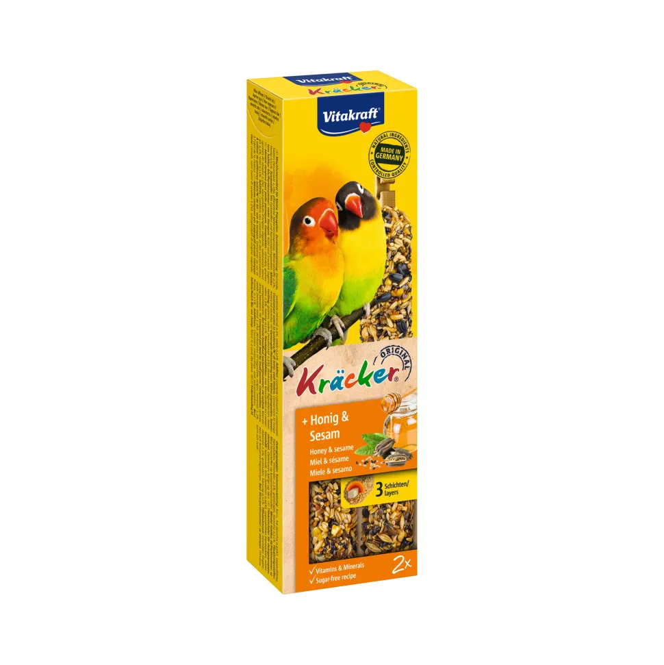 Vitakraft Kräcker Original Dwergpapegaai - Honing & Sesam