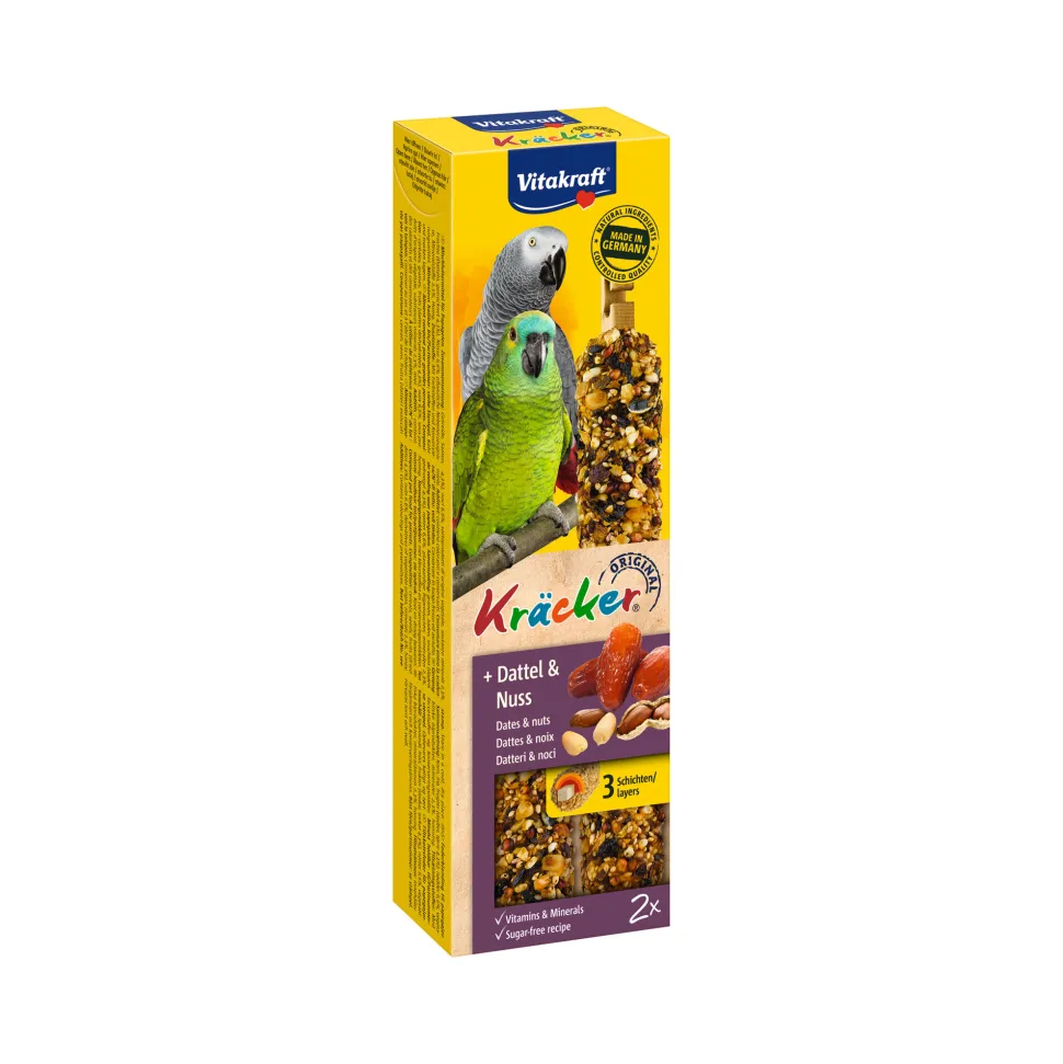 Vitakraft Kräcker Original Papegaai - Dadel & Noot