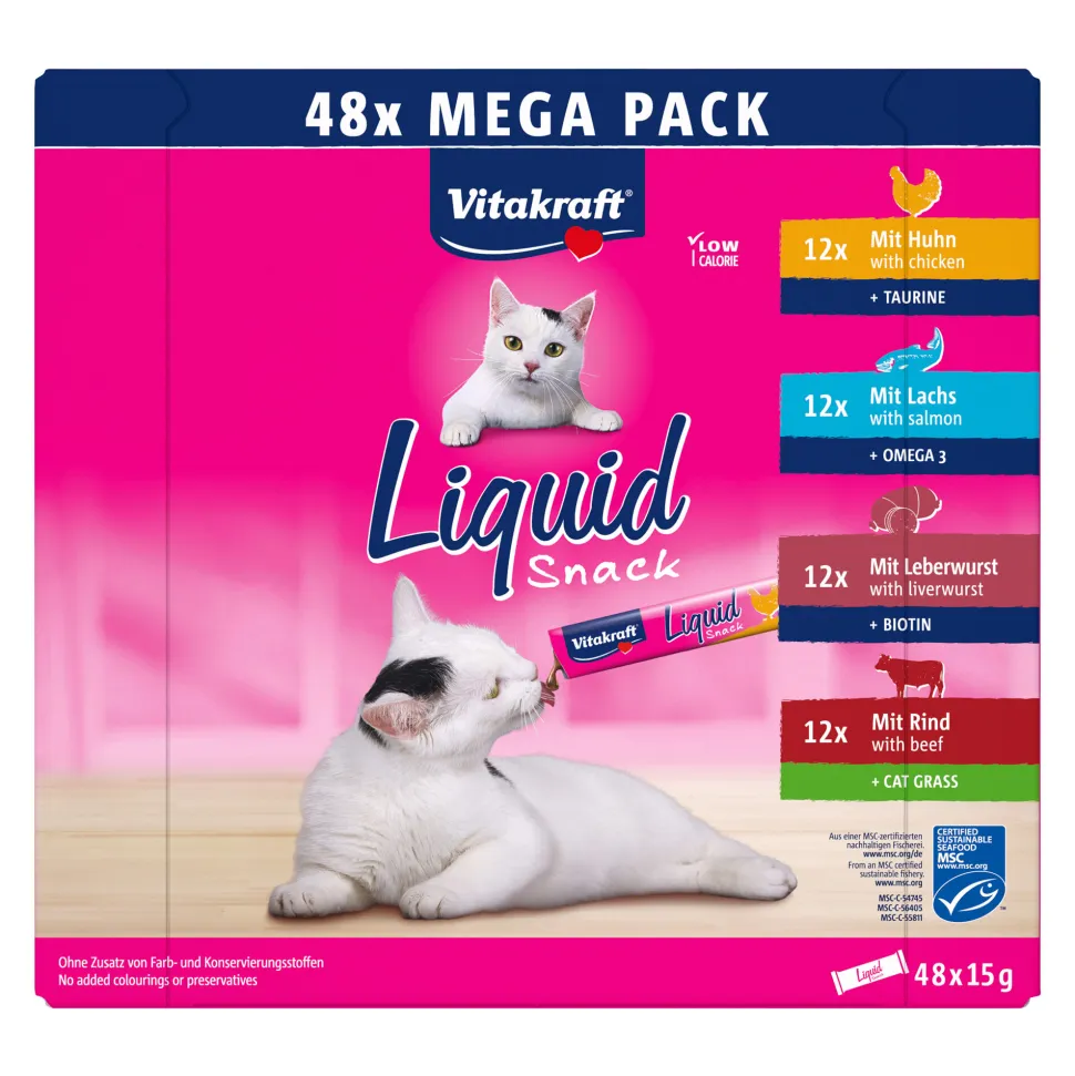 Vitakraft Liquid Snack Mega Pack