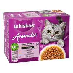 Whiskas 1+ Natvoer - Aromatic Heerlijke Combinaties in Saus