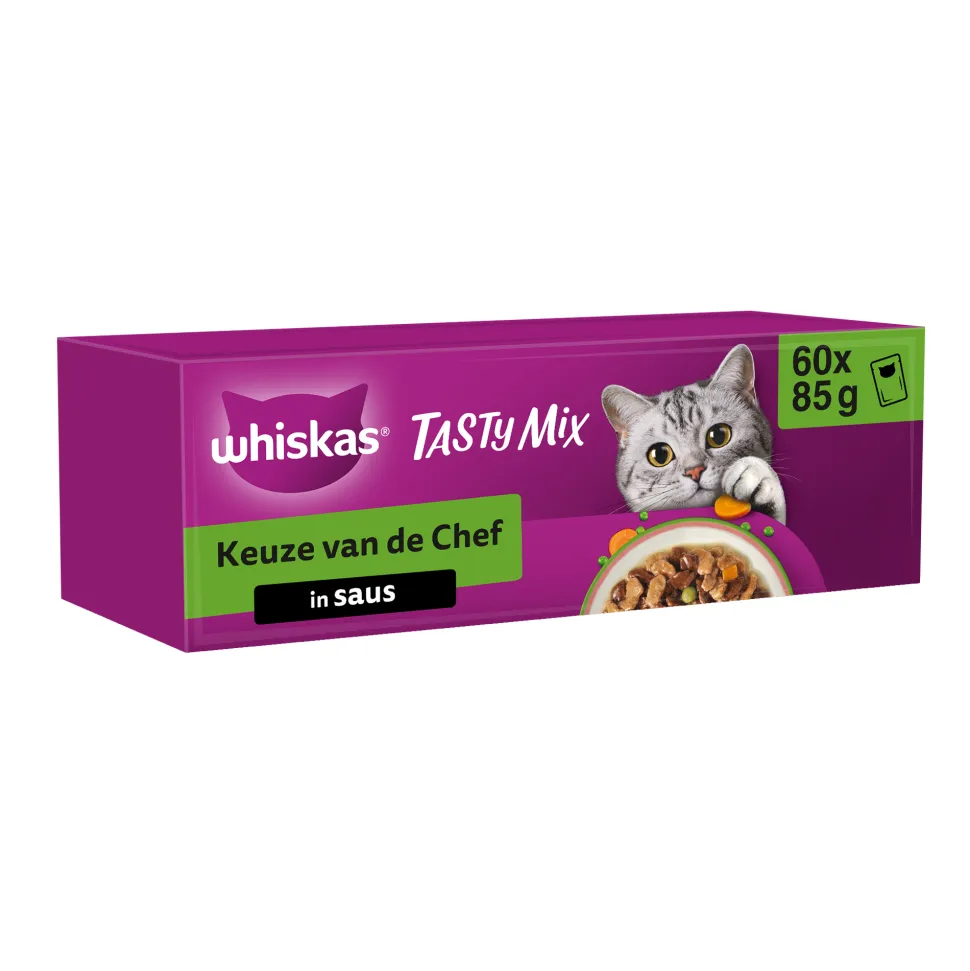 Whiskas 1+ Natvoer - Tasty Mix - Multipack
