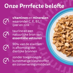 Whiskas 7+ Natvoer - Vis Selectie in Gelei