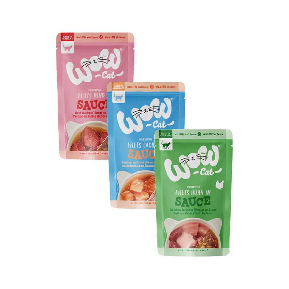 WOW Cat Wet Adult - Diverse Smaken in Saus