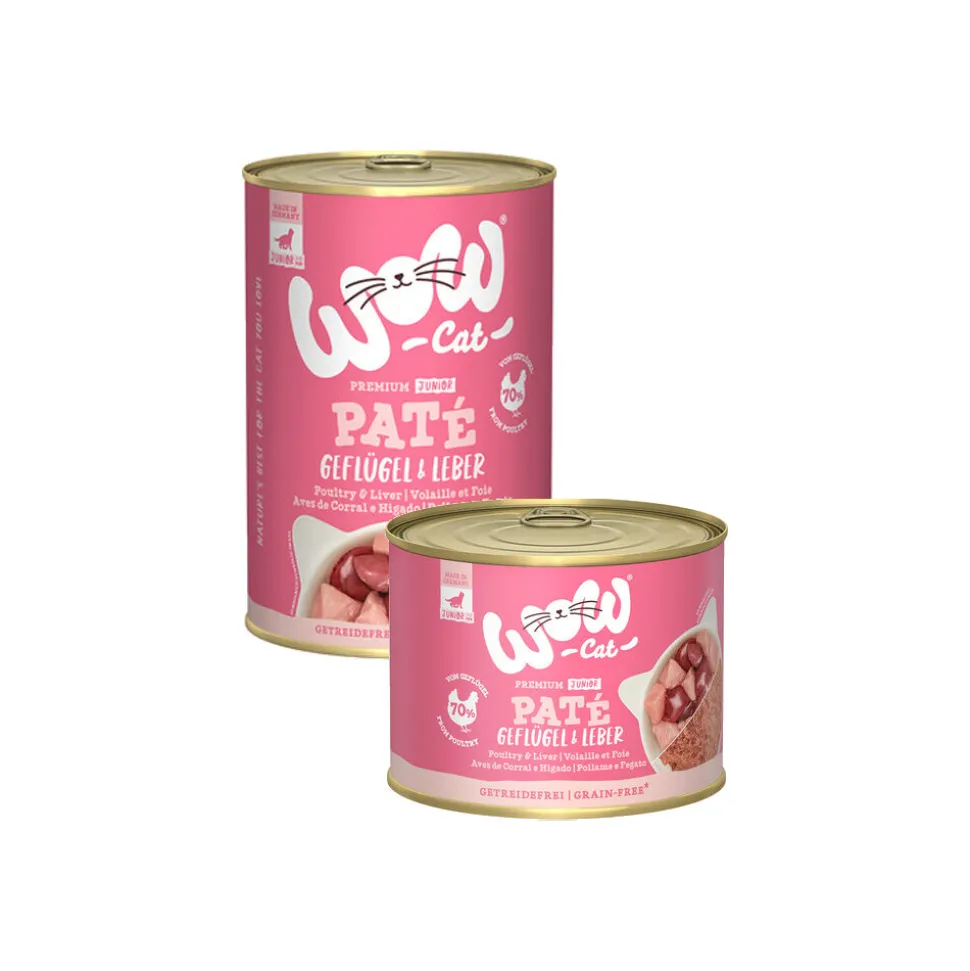WOW Cat Wet Junior - Gevogelte & Lever