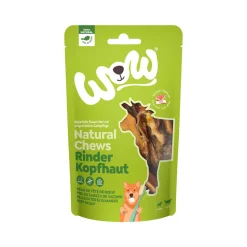 WOW! Natural Chews Rundvlees Hoofdhuid