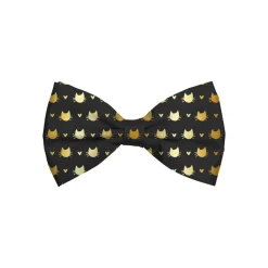 Xmas Bow Tie Black voor katten S