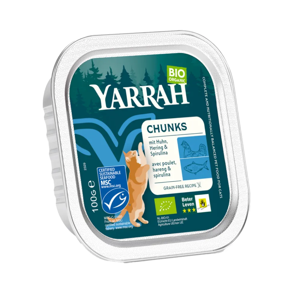 Yarrah - Chunks Kat Kuipje met Kip & Vis Bio