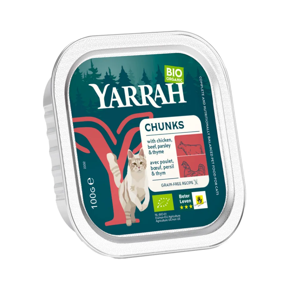 Yarrah - Chunks Kat Kuipje met Kip & Rund Bio