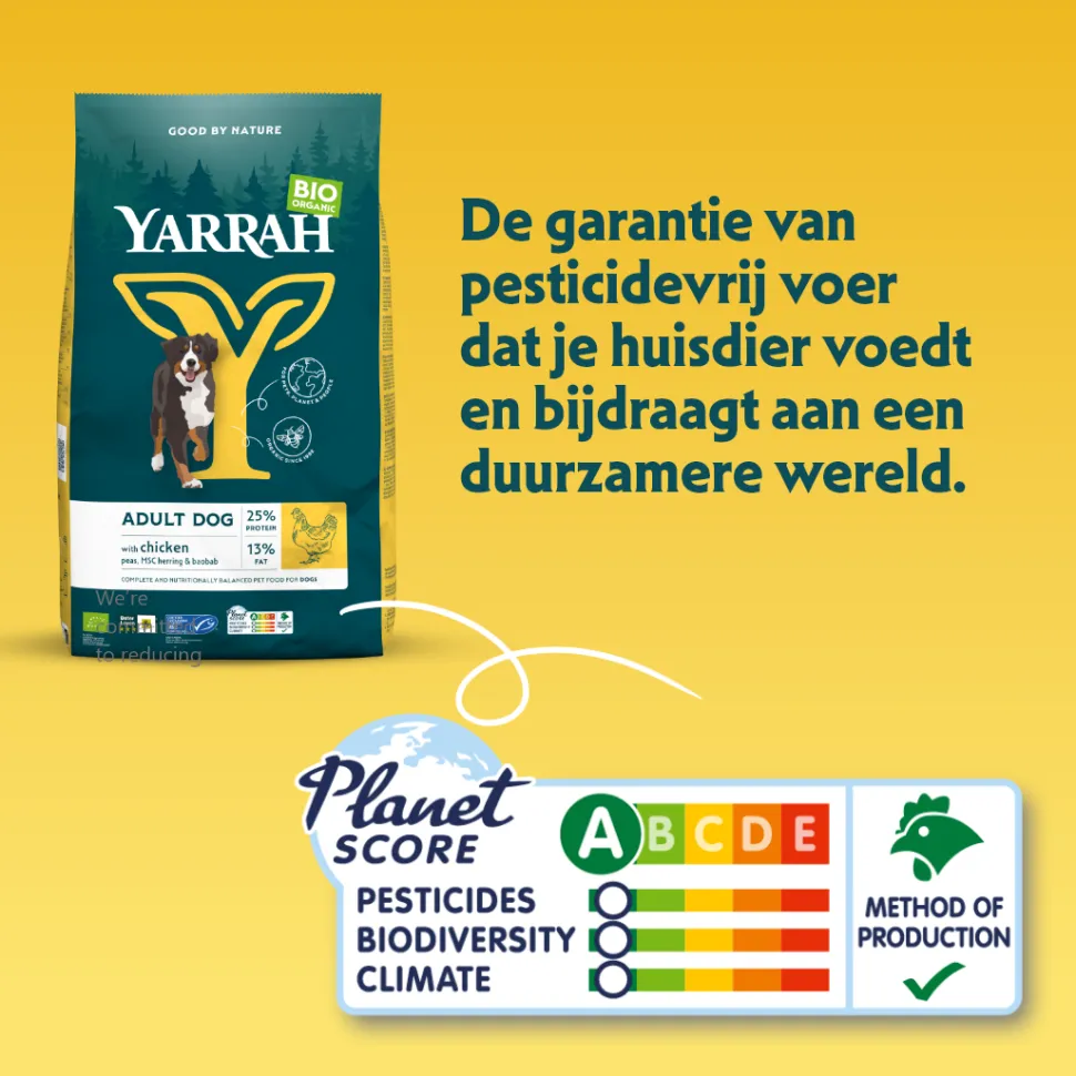 Yarrah - Droogvoer Hond met Kip Bio