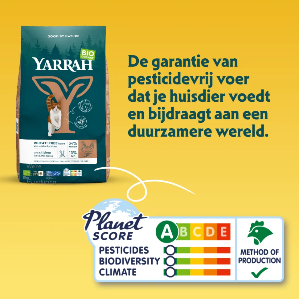 Yarrah - Droogvoer Kat Graanvrij Bio