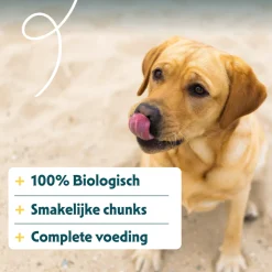 Yarrah - Natvoer Hond Blik Chunks met Kip Bio