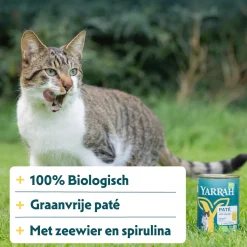 Yarrah - Natvoer Kat Blik Paté met Kip Bio