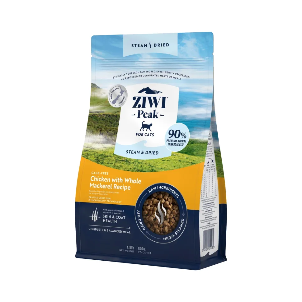 Ziwi Steam & Dried kattenvoeding - Kip